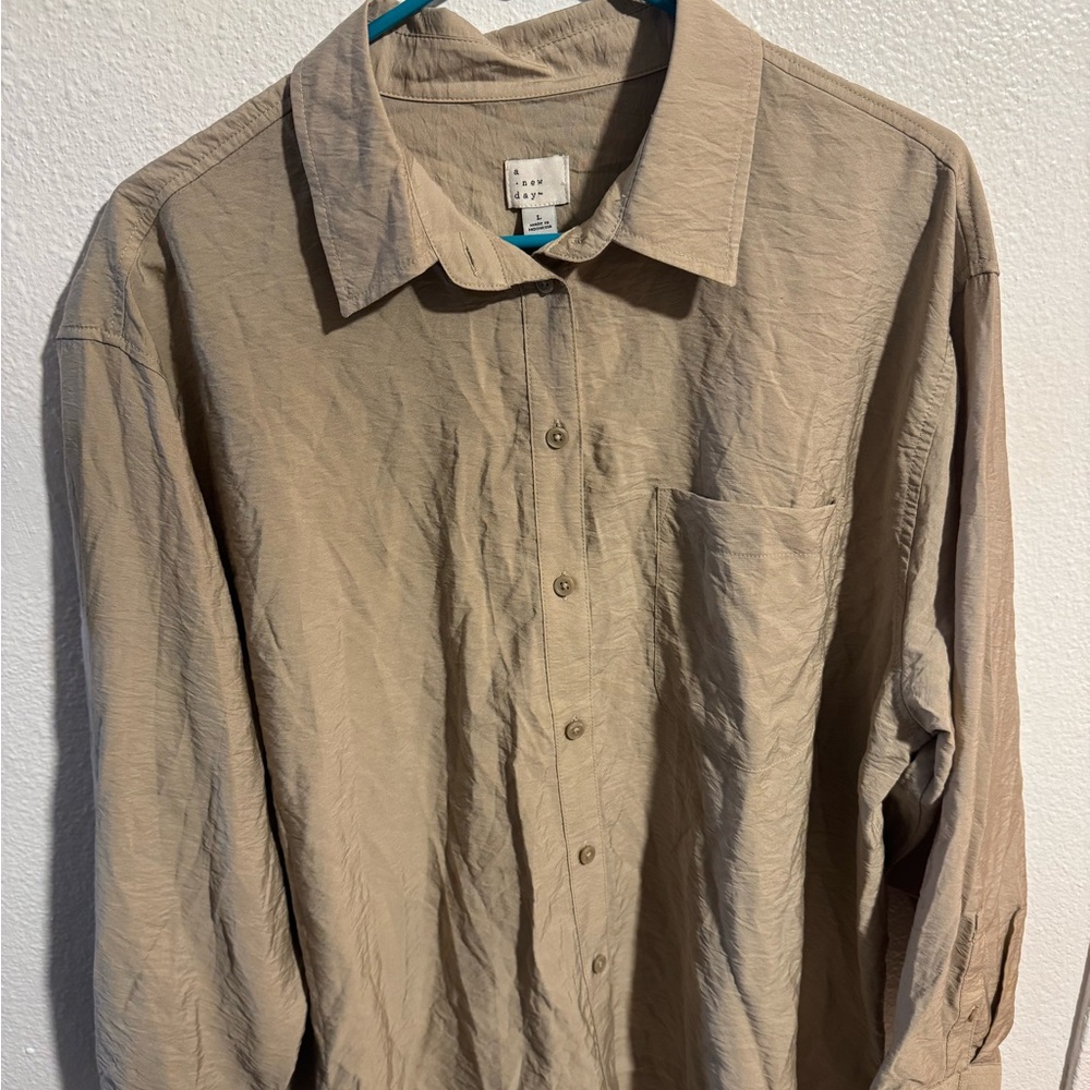 A New Day Women’s Beige Shirt